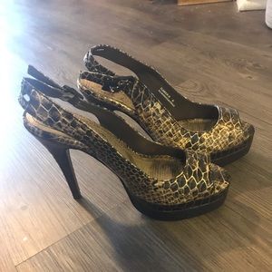 Anne Michelle brown heels 6.5